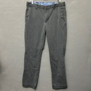 Tommy Bahama Boracay Chinos Men 34x30 Gray Tencel Cotton Stretch Pants T115496